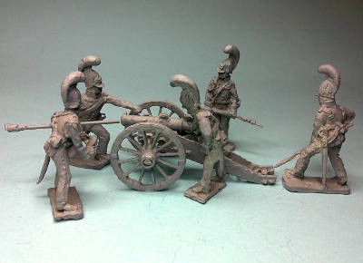 1805 - 1807: Russische reitende Garde-Artillerie (ohne Kanone)