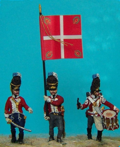 Dänische Linieninfanterie - Grenadiere - Command Set (1812 - 1814)