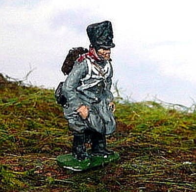 Preußischer Soldat "beim Großen Geschäft" (1808 - 1815)