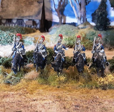 1810 - 1815: Franzosen - Karabiniers - Mannschaft (zu Pferd) - 1/72