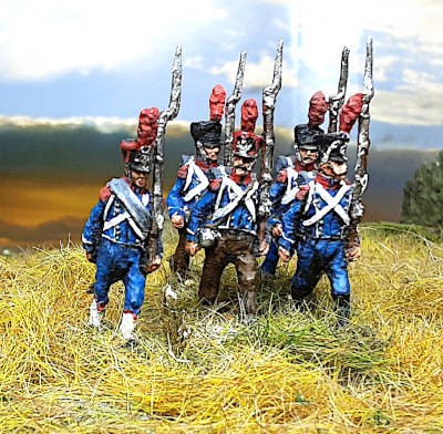 1813 - 1815: Karabiniers der Französischen leichten Linieninfanterie (1/72)
