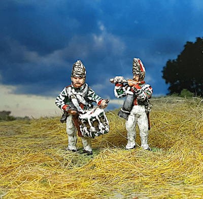 1812 - 1815: Russisches Grenadier-Regiment Pawlowski - Füsiliere - Command Set (1/72)