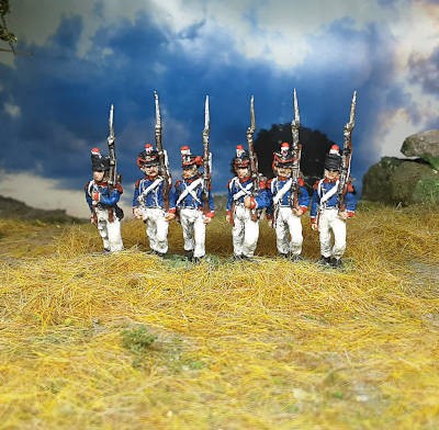 1812 - 1815: Tirailleur-Grenadiere der Französischen Jungen Garde