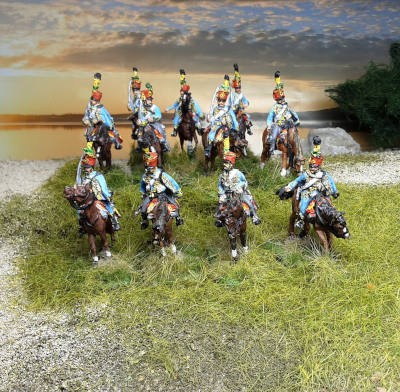 1809 - 1815: Österreichische Husaren - Mannschaft - 1/72