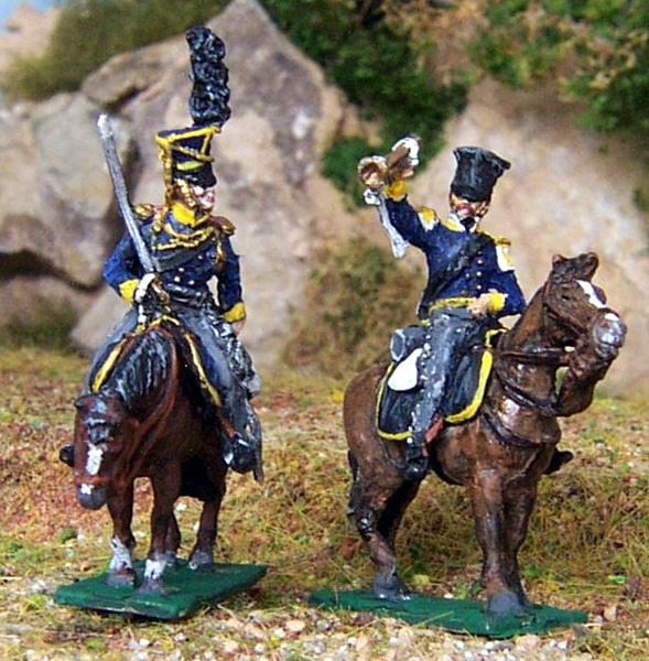 1813 - 1815: Preußische Ulanen.- Command Set - 3. Schlesisches Landwehr-Kavallerie-Regiment