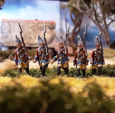 1743 - 1763: Britische Grenadiere (mit Mitra) - 1/72