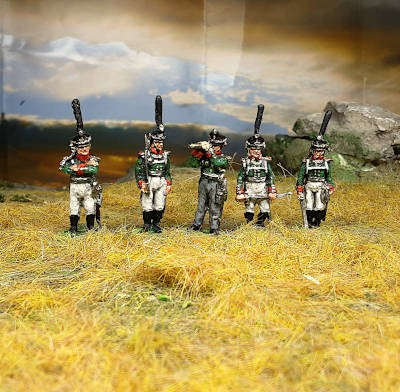 1812 - 1815: Russische Offiziere der Linieninfanterie (1/72)