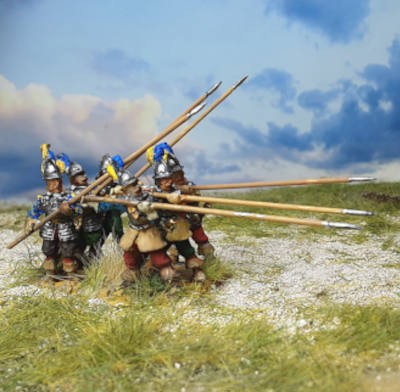 1618 - 1648: Pikeniere mit Helm - 1/72